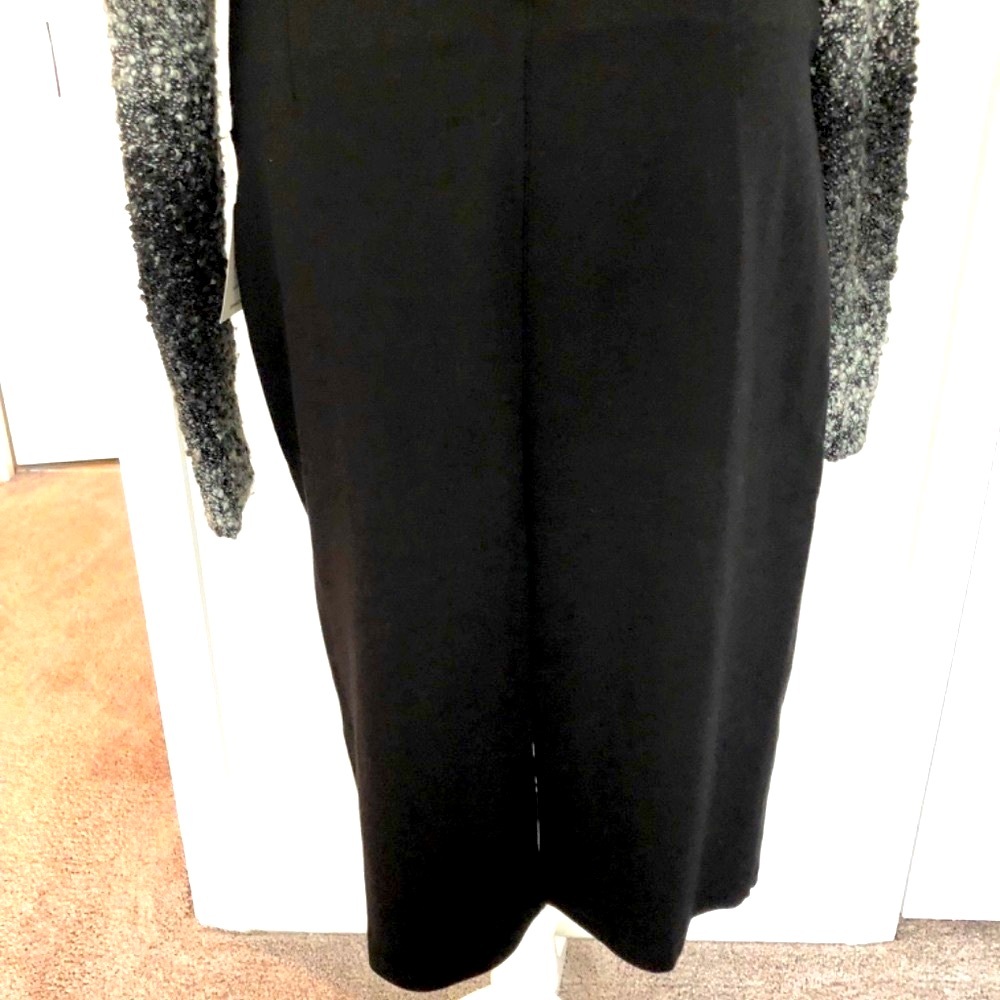 NWT 89th & Madison Black Midi Skirt